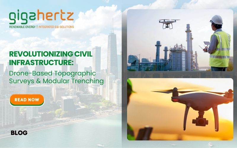 Revolutionizing Civil Infrastructure: Drone-Based Topographic Surveys & Modular Trenching